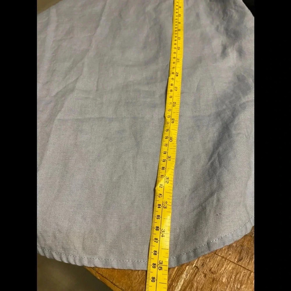 Malvin Light Blue Tunic/Mini Dress Linen - Picture 9 of 9